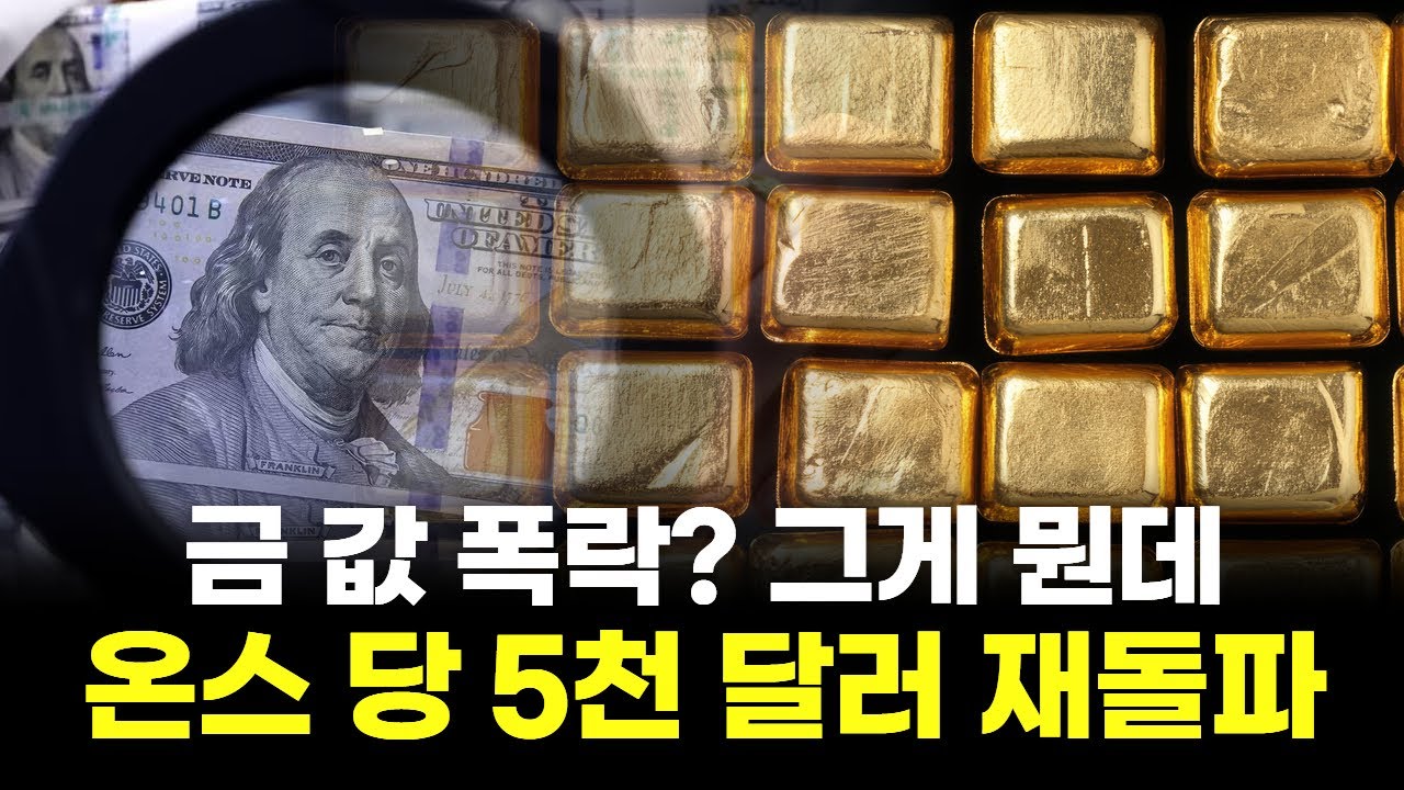 금 값 폭락? 그게 뭔데...온스 당 5000달러 재돌파