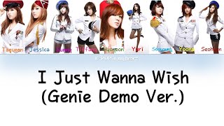 Girl&#39;s generation( 소녀시대)- I just wanna wish (genie demo)(GENIE 2nd Ver.) [Colour Coded]  Han|Rom|Eng