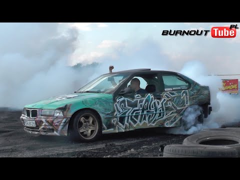 Pokaz mocy BMW E36 3.0 V8 "STERYD" - 24 Ogólnopolski Zlot BMW Toruń 2022