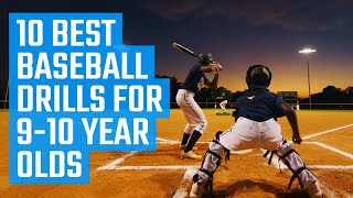 10 Best Baseball Drills for 9-10 Year Olds | Fun Youth Baseball Drills from the MOJO App