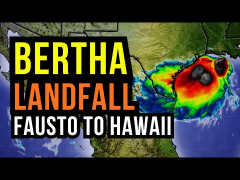 Tropical Storm Bertha makes Landfall...
