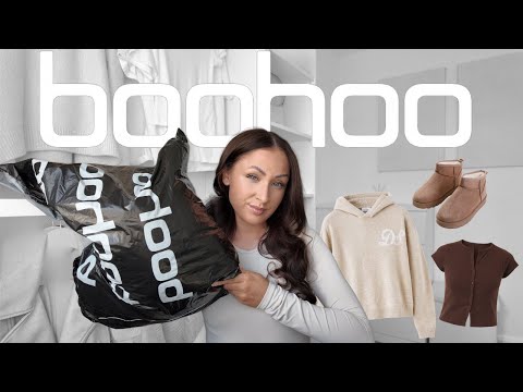 BOOHOO TRY ON HAUL JANUARY 2026 🤍 knitted hoodie, shoes, tops & pyjamas