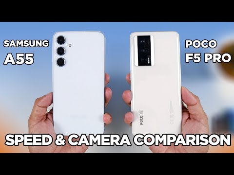 Samsung A55 vs POCO F5 Pro SPEED TEST & CAMERA Comparison | Zeibiz
