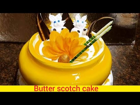 how to make bakery style butter scotch cake# Best cake decorating yummy #