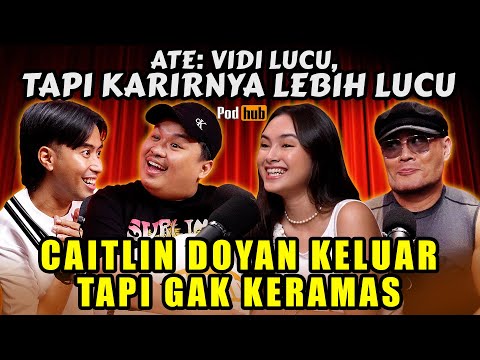 NGAMUK🤣 KARIER VIDI LEBIH LUCU DARI FOTO KOMENG🤣 Roasting Ate sama Caitlin🤣 - Podhub