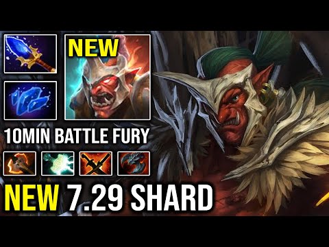 NEW 7.29 Powerful Shard Troll Warlord +70 Globally Attack Speed with 10Min Battle Fury DotA 2
