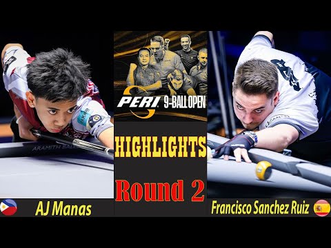 HIGHLIGHTS | AJ Manas vs Francisco Sanchez Ruiz | 2025 PERI OPEN