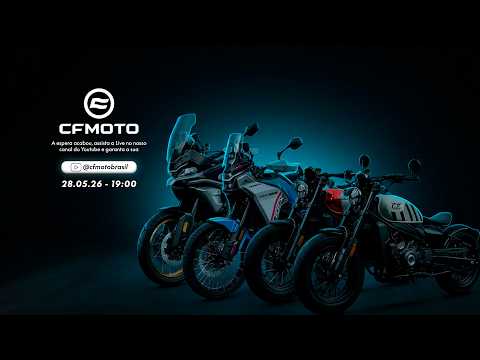🔵 LIVE - LANÇAMENTO OFICIAL CFMOTO BRASIL - Os 4 modelos mais esperados