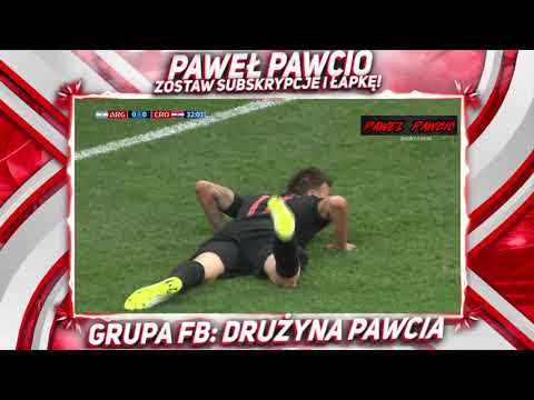 Chorwacja 3-0 Argentyna Mistrzostwa Świata 2018, skrót meczu, Polski komentarz HD