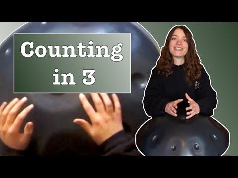 Simple Groove in 3 - how to play in 3/4 time (Handpan Build a Beat #4)