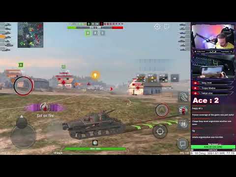 Obj.907 - 6500 damage and 5 kills ez farm on Vineyards - Stream Highlight