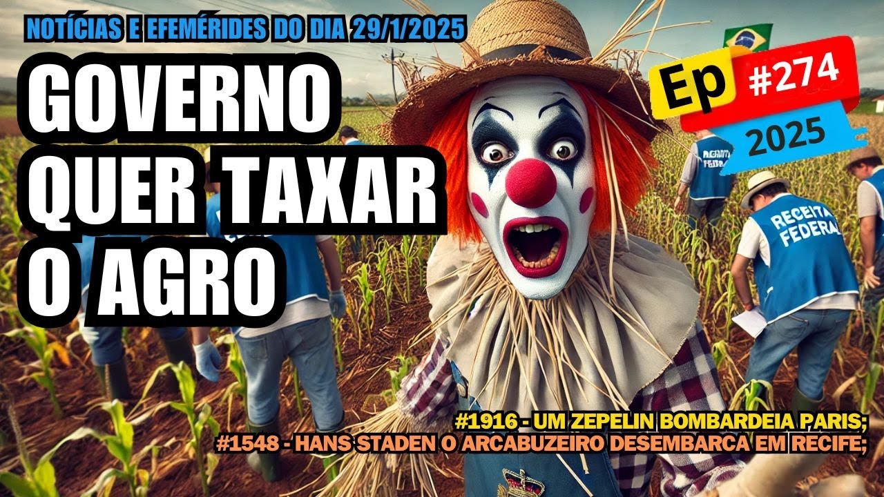 EP#274 — COMO REDUZIR O PREÇO DA COMIDA TAXANDO O AGRO E AUMENTANDO O COMBUSTÍVEL?