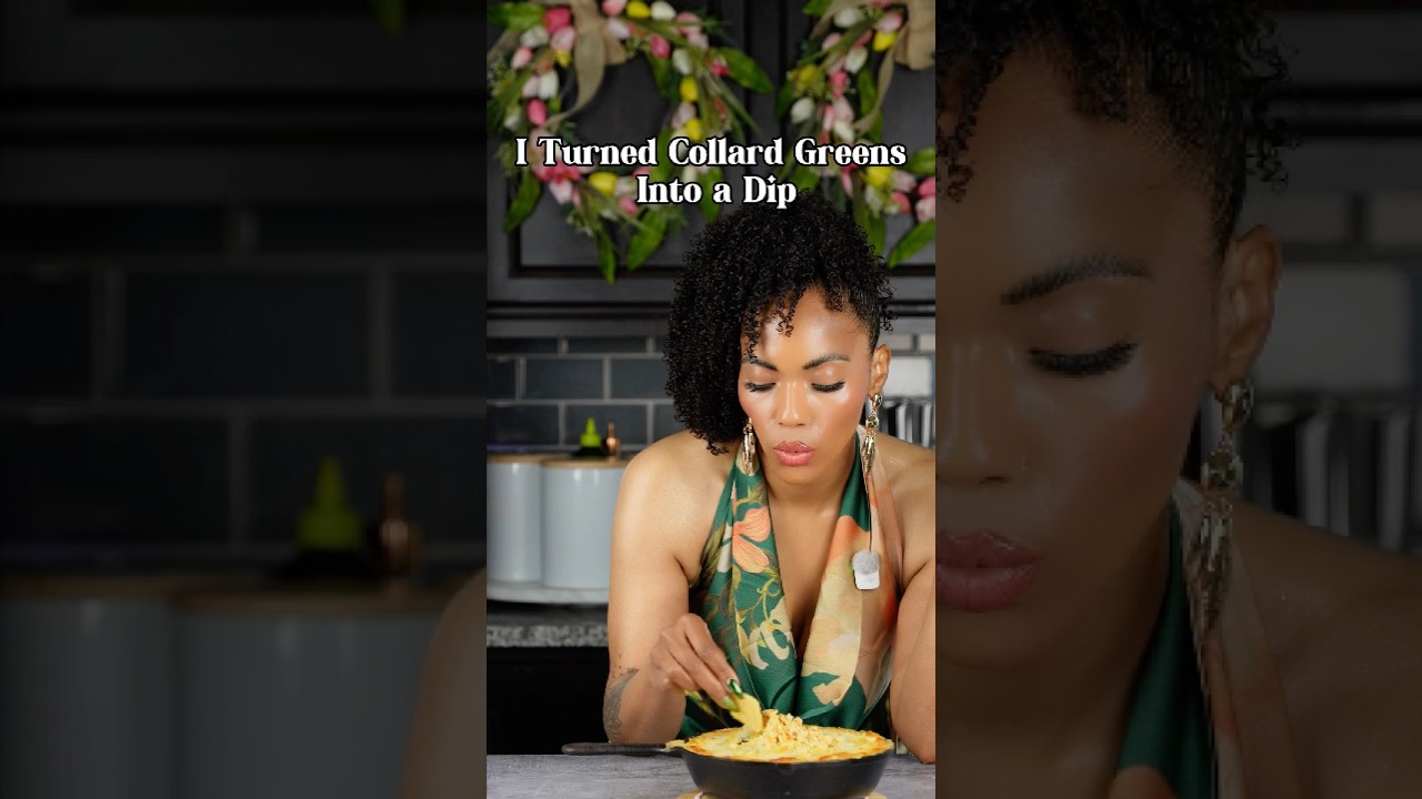 Hot Collard Green & Smoked Neck Bone Dip! (RECIPE IN DESCRIPTION)