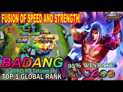 BADANG TOP 1 GLOBAL GAMEPLAY by RRQ R7 Tatsumaki - Mobile Legends