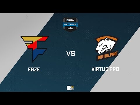 ESL Pro League Season 4 Wild Card - FaZe vs Virtus Pro - map 1 - de_train