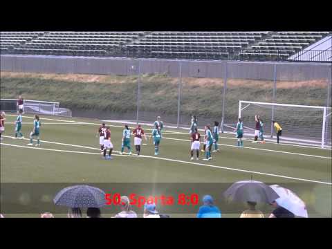 Juniorky 1.liga 1.kolo AC Sparta Praha 11:0 FK Bohemians Praha