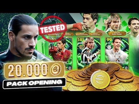 I've Tested L. Suarez, P. Nedved & Morientes under ALLEGRI ⚡️ Full Review + 20000 Coins Pack Opening