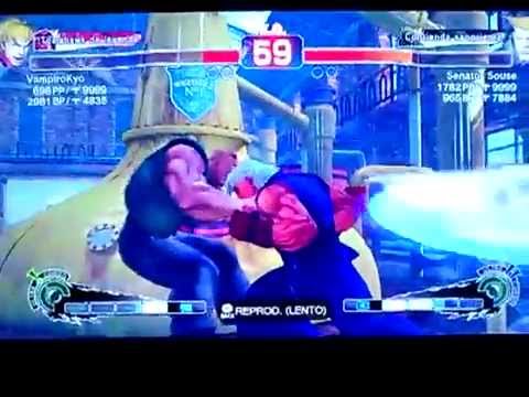 SSF4 AE 2012 ranked matches (Ken) vs (Guile) - Anti Ultra Sonic Hurricane