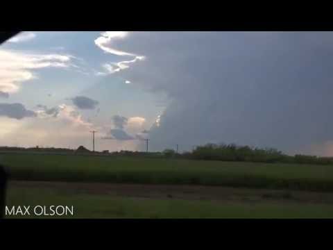 Huge Hail in Northwest Texas - April, 10, 2016
