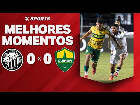 Gols e lances de Operário x Cuiabá