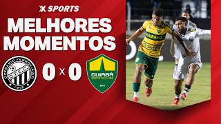 OPERARIO 0 X 0 CUIABA - MELHORES MOMENTOS BRASILEIRÃO SÉRIE B