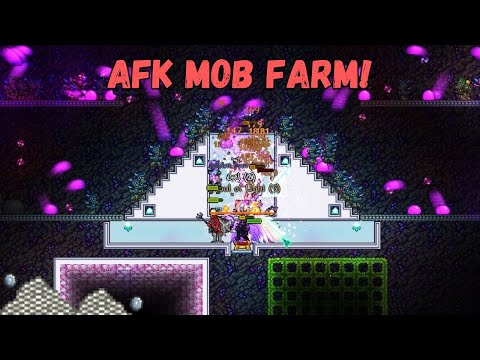 Terraria most EFFICENT AFK mob farm - Step by Step Tutorial (Vanilla & Modded)