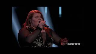 The VoiceSeason 15 MaKenzie Thomas “ Because you loved me” Top 10