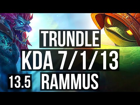 TRUNDLE vs RAMMUS (JNG) | 7/1/13 | KR Grandmaster | 13.5