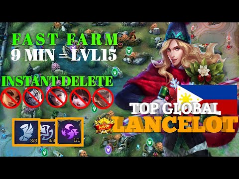 Lancelot Fast Farming, With Deadly Skills!!83.8 WinRate | Top Global Lancelot by KYLETZY..... ~ MLBB
