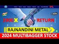 Rajnandini metal share || Rajnandini Metal Share Analysis, Rajnandini metal share news