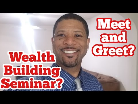 Wealth Building Seminar? Meet and Greet? Lets Meet and Talk Business Video