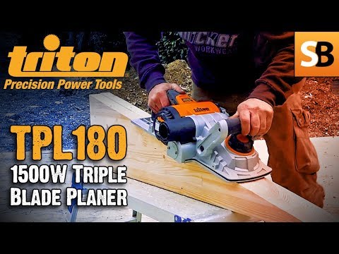 Triton TPL180 Triple Blade 1500w Power Planer