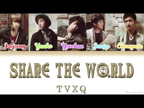 TVXQ (동방신기) - Share The World | One Piece Opening 11 [Colour Coded Lyrics] (Han/Rom/Eng)
