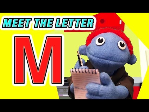 The Letter People - Mr M (Ep 1) Munching Mouth Learning Phonics Alphabet Bunch