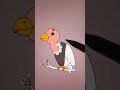 Vulture Vulture Painting Coloring Cute Drawing Kidsvideo
