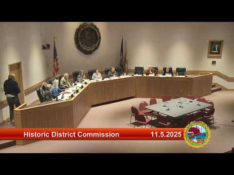 11.5.2025 Historic District Commission