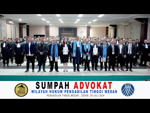PENGANGKATAN ADVOKAT DI WILAYAH HUKUM PENGADILAN NEGERI MEDAN 2024
