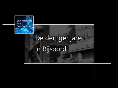 De dertiger jaren in Rijsoord.  Groentehandel D  de Waard Jz