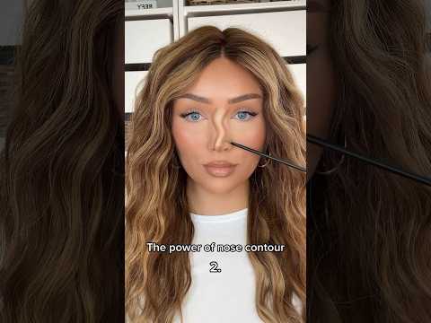 The power of nose contour ✌🏻 #nosecontouring #nosecontour #powerofmakeup #makeup #trends