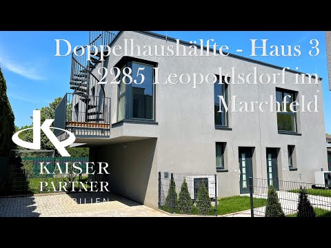 Kaiser & Partner Immobilien - Doppelhaushälfte - Haus 3 in 2285 Leopoldsdorf im Marchfeld