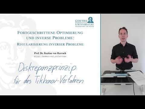 FOIP 3.4 Das Diskrepanzprinzip für das Tikhonov-Verfahren