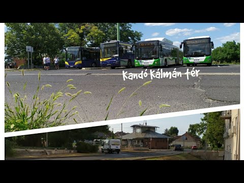 Tiszai pályaudvar busz és villamos végállomás. Buszvégállomások: 2.rész