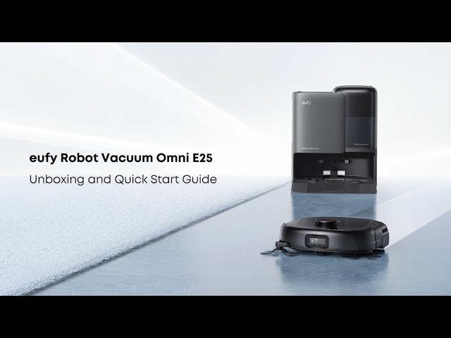 Robot aspirador Eufy Omni E25 con Autovaciado Navegación LiDAR 20.000 Pa video