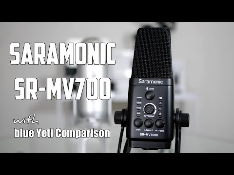 Mikrofonas - Saramonic SR-MV7000 USB/XLR Kondensatorius 20-20kHz su Pop Filtru video