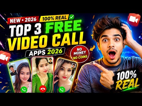😍 Top 3 Free Video Call Apps With Girls | Best Free Video Call Apps | 2026 best video chat Apps 