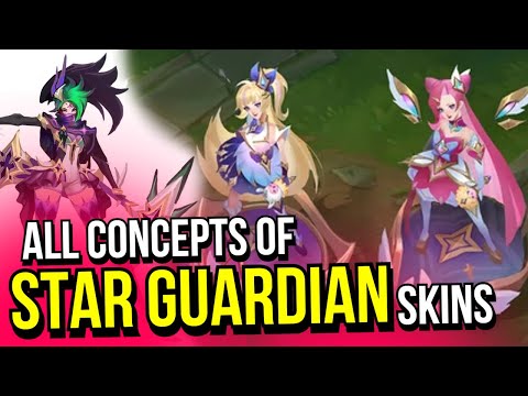 All Concepts of Star Guardian Skins | League of Legends and Wild Rift
