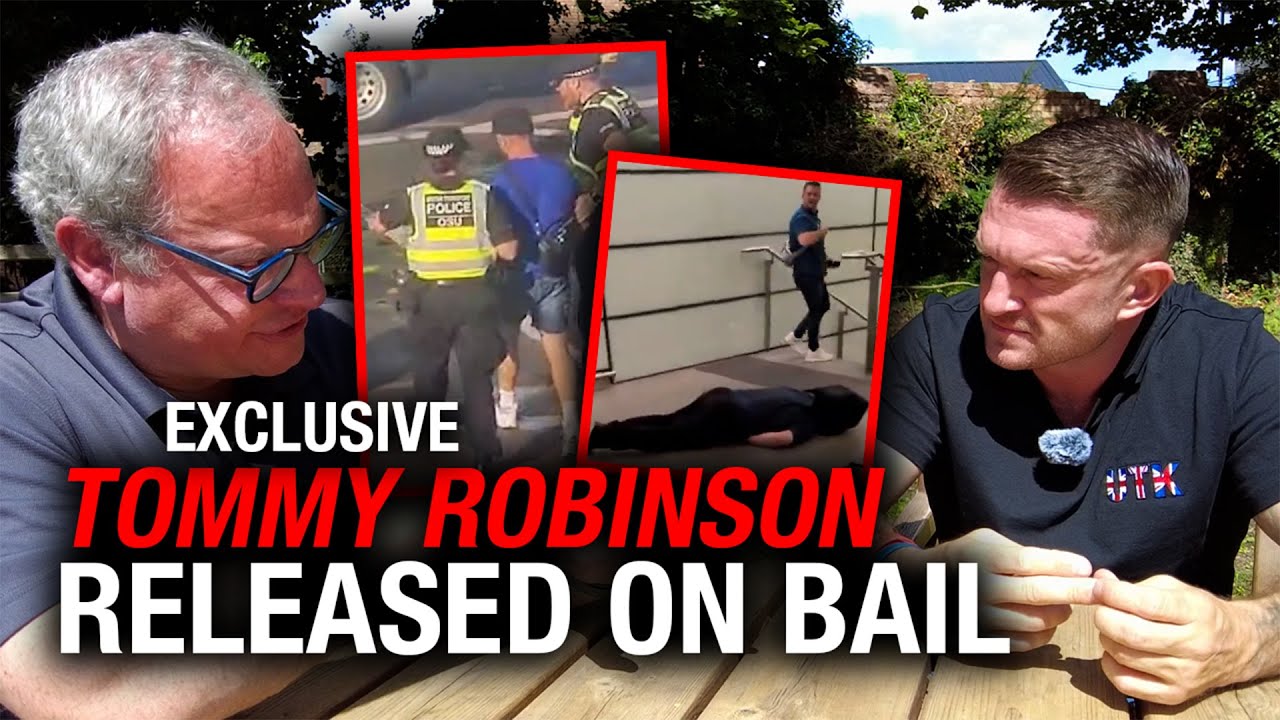 Tommy Robinson Breaks His Silence After Arrest at St. Pancras