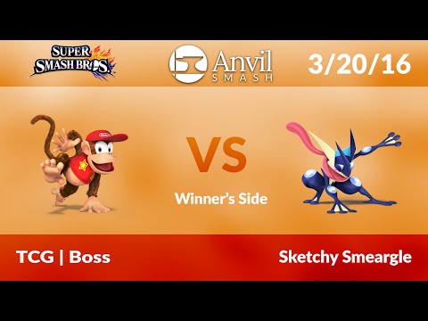 Anvil Smash #44: TCG | Boss (Diddy Kong) vs Sketchy Smeargle (Greninja)