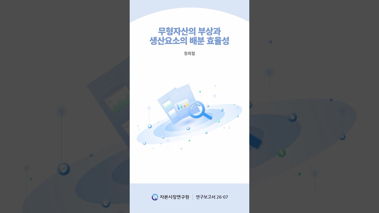 무형자산의 부상과 생산요소의 배분 효율성
