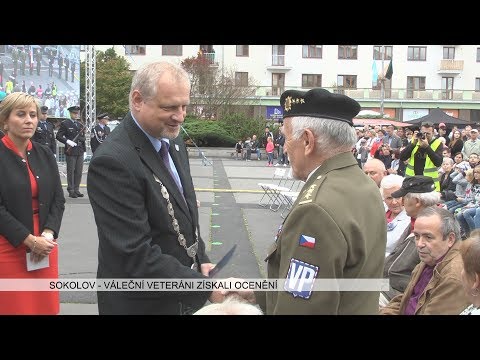 Sokolov: Váleční veteráni získali ocenění (TV Západ)